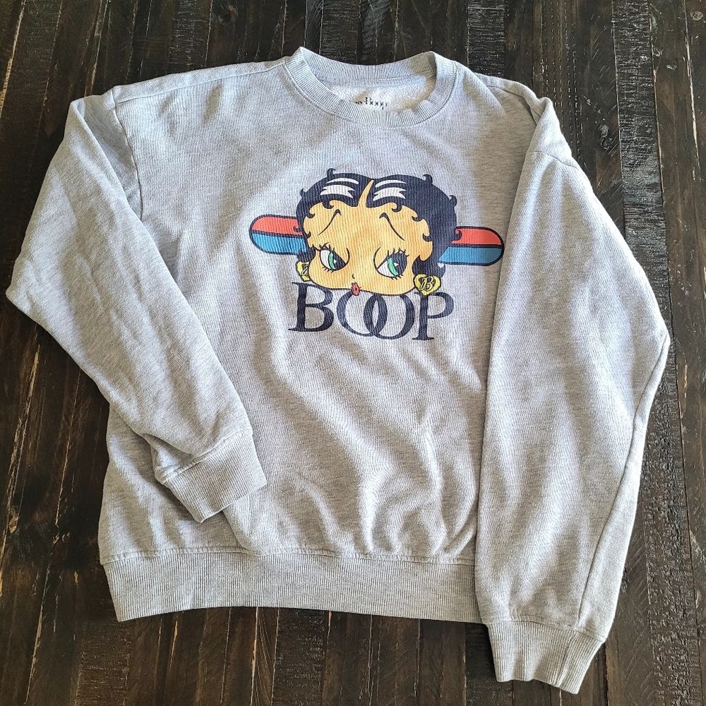 Betty‎ Boop Crewneck Sweatshirt Womens Size Small